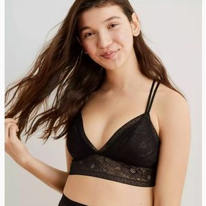 Aerie Pop Lace Padded Bralette XL